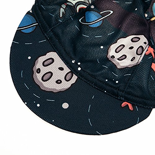 Weimostar Polyester Men Cycling Bike Bicycle Cap MTB Hat Sweat Wicking - color: Outer Space