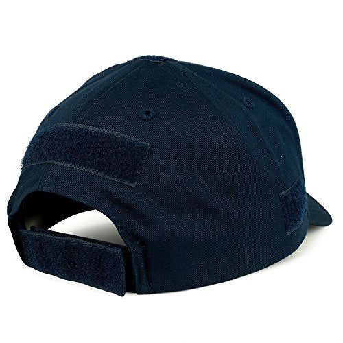 Armycrew Military Tactical Patch Structured Operator Baseball Cap - color: Navy