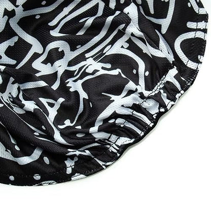 Funny Cycling Cap - Men and Women Cycling Hat-Under Helmet Bike Cap One Size - color: Aa7