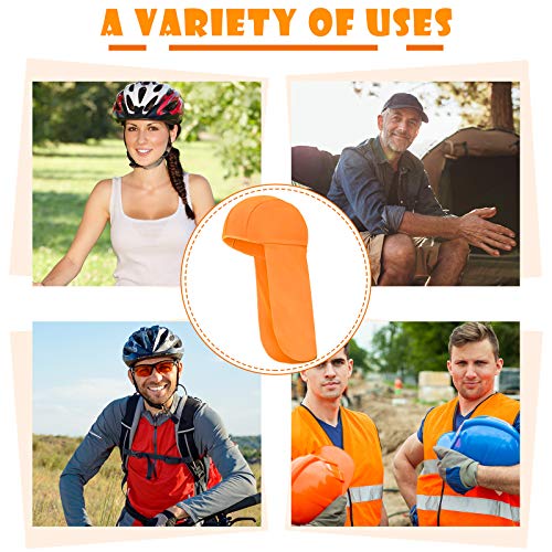 Geyoga 6 Pieces Neck Sun Protection Hat Shade Elastic UV Shade Hat Neck Protector for Fishing, Riding
