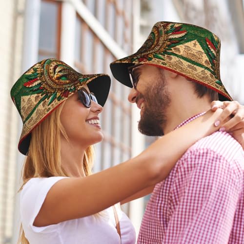Bucket Hat for Men Women Packable Sun Hats Fisherman Outdoor Summer Travel Hiking Beach Caps - color: Mexico
