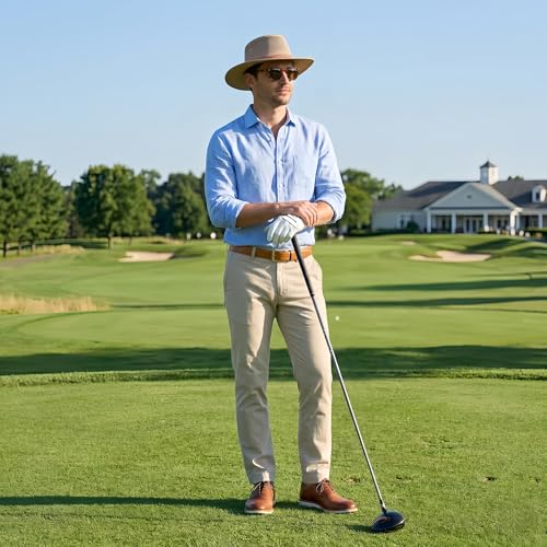 Mesh Safari Hat for Men, Aussie Hats, Outback Soaker Hats - color: Natural, size: Large