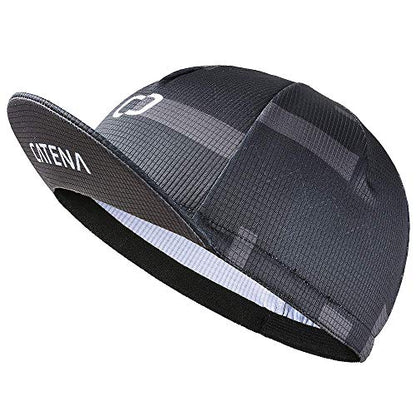 CATENA Men's Outdoors Sports Cycling Cap Bike Skull Breathable Sun Caps Riding Hat for Men - color: Black-39