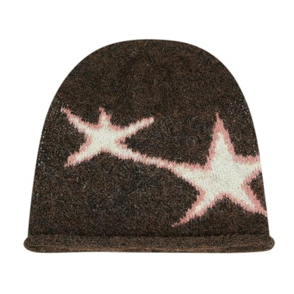 Croogo Slouchy Beanies for Men Women Winter Soft Warm Hat Lightweight & Breathable Slouch Knitted Skull Cap - color: Darkbrown