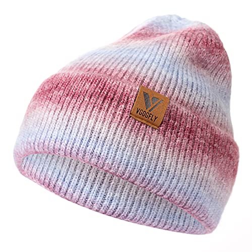 Vgogfly Beanie Men Slouchy Knit Skull Cap Warm Stocking Hats Guys Women Striped Winter Beanie Hat Cuffed Plain Hat - color: Z - Mix 10
