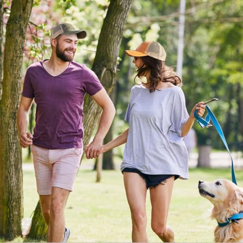 CHOK.LIDS Washed Trucker Hat Unstructured Distressed Pigment Dyed Cap - color: Dog Mom (Mustard)