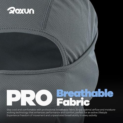 ROXUN Ski Mask Balaclava, Motorcycle Summer Cooling Breathable UV Protector - color: 106-one Light Pink