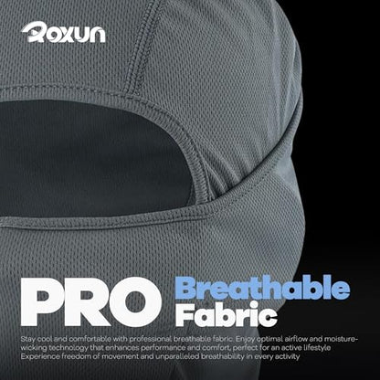 ROXUN Ski Mask Balaclava, Motorcycle Summer Cooling Breathable UV Protector - color: 111-one Orange