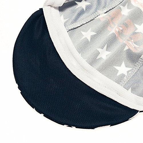 Weimostar Polyester Men Cycling Bike Bicycle Cap MTB Hat Sweat Wicking - color: Usa Star