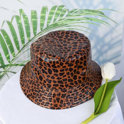 Unisex Black Bucket Hat Waterproof Rain Hat Reversible Shiny Rave Bucket Hat for Concert Festival - color: D2
