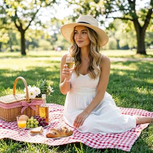DRESHOW Women Straw Panama Hat Travel Fedora Beach Sun Hat Summer Wide Brim Straw Roll up Hat UPF 50+ - color: Z Panama Straw Hat: : Ivory White a