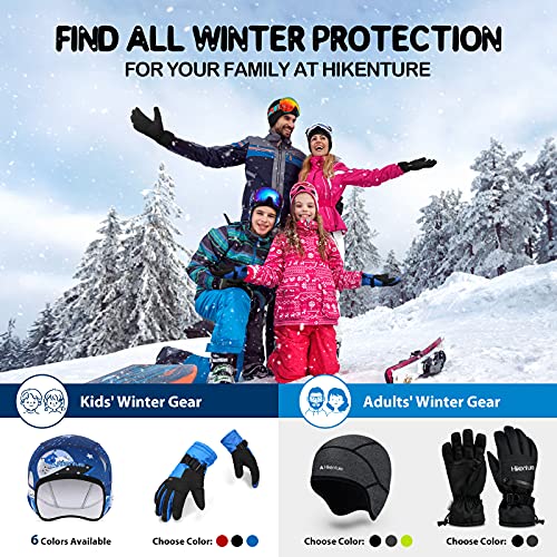 Hikenture Kids Skull Cap Helmet Liner Winter Hat for Boys and Girls Beanie Ski Hat with Thermal Fleece for Snow Sports… - color: Cat