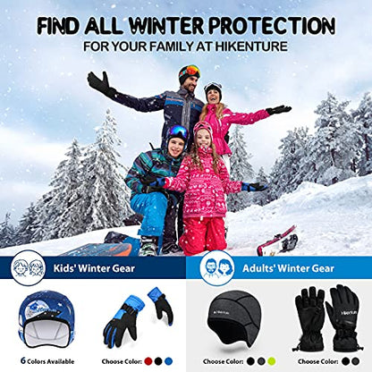 Hikenture Kids Skull Cap Helmet Liner Winter Hat for Boys and Girls Beanie Ski Hat with Thermal Fleece for Snow Sports… - color: Cat