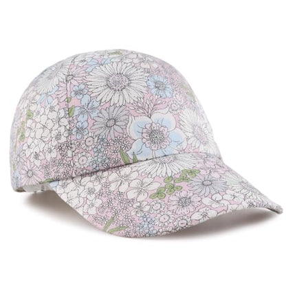 Peecabe Plain Toddler Baseball Hat Unisex Cotton Kids Trucker Hat Adjustable Baby Boys Sun Caps Girls Baseball Cap 1-5Y - color: Mix Flower, size: 6-24 Months