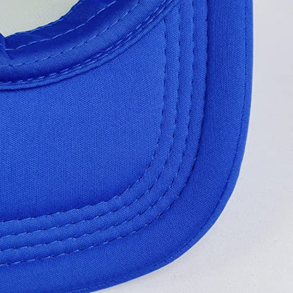 12 Pack Sublimation Hats for Men Blank Trucker Hats Bulk Snapback Mesh Women Baseball Caps DIY Custom 18 Colors - color: Royal Blue
