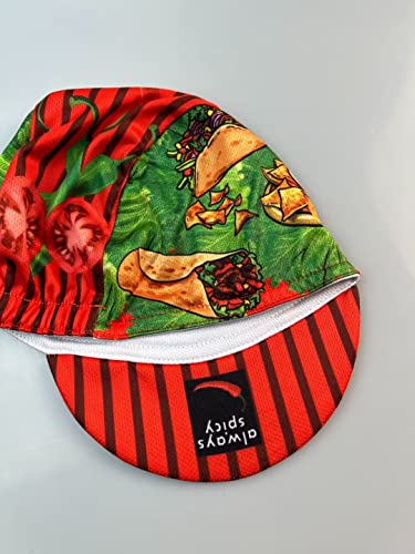 Funny Cycling Cap - Polyester Cycling Hat-Under Helmet - Cycling Helmet Liner Breathable&Sweat Uptake - color: F6