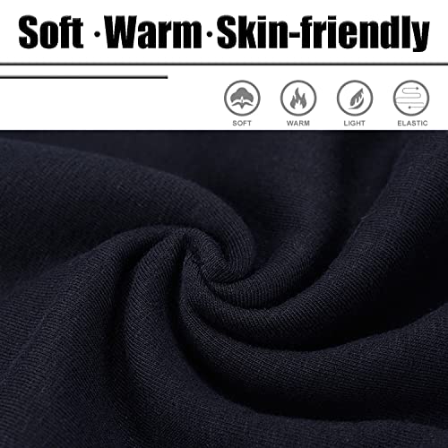 UTTPLL Unisex Baggy Cotton Beanies Lightweight Hip-Hop Soft Slouchy Stretch Beanie Hat Chemo Caps for Men Women - color: Black