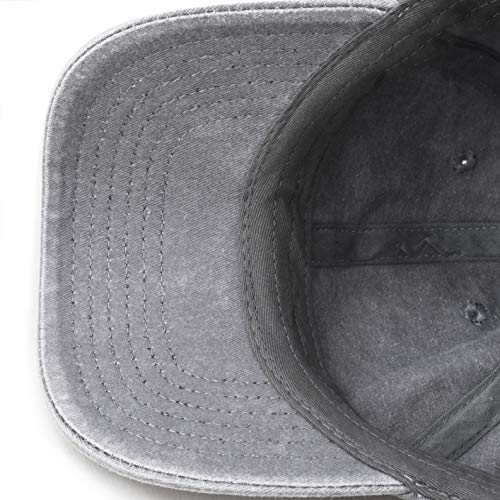 The Hat Depot 100% Cotton Pigment Dyed Low Profile Dad Hat Six Panel Cap - color: 1. Gray