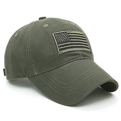 American Flag Hats - color: 3.3 Green