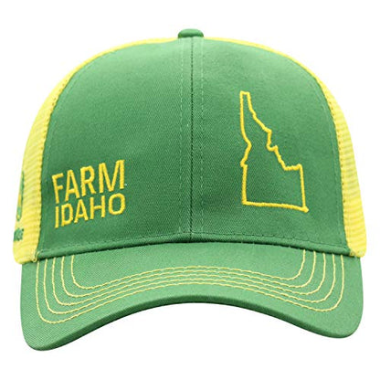 John Deere Farm State Pride Contrast Mesh Back Core Baseball Cap - color: Idaho