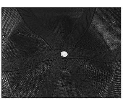 Men Hats Docker Cap Hats Beanie Sailor Cap Worker Hat Rolled Cuff Retro Brimless Hat with Adjustable - color: 7731-black