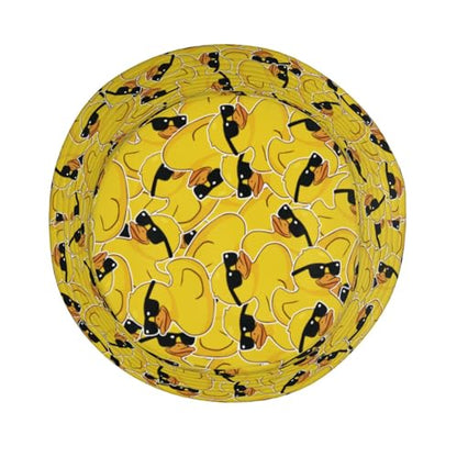 Bucket Hat for Men Women Packable Sun Hats Fisherman Outdoor Summer Travel Hiking Beach Caps - color: Duck
