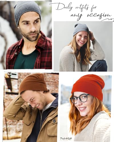 Thin 100% Cotton Fine-Knit Beanie Hat Slouchy Soft Chemo Skull Cap - color: 1-orange