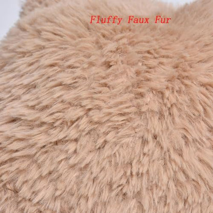 Cat Ears Fleece Lined Brimmed Beanie Hats Winter Golf Cap Brim Bill Visor Women - color: Blue