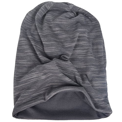 VECRY Men Slouch Hollow Beanie Thin Summer Cap Skullcap - color: Grey1