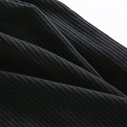 Slouchy Beanie Long Baggy Hat Lightweight Skull Cap for Men Women Unisex - color: V-black