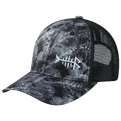 BASSDASH Altimate Fishing Hat Mesh Back for Men Women Adjustable Baseball Trucker Cap - color: Shadow