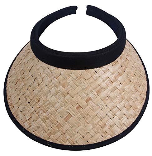 TOP HEADWEAR Straw Clip-On Visor