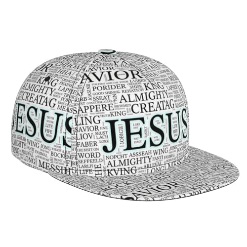 Jesus Baseball Cap for Men Women Adjustable Trucker Hat for Running Sports Hiking Beach - color: Jesus-c4