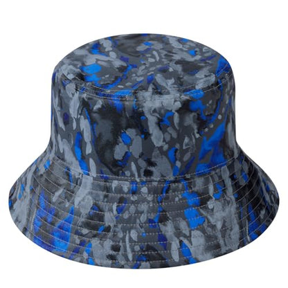 UPF 50+ Reversible Sun Hat - color: Khaki/Blue&grey Camo, size: Medium