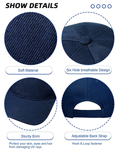 Handepo 24 Baseball Caps Adjustable - color: Royal Blue