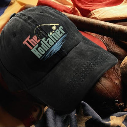 Fishing Adjustable Cotton Baseball Cap, Funny Trucker Hat Gift for Men Women Grandpa Dad Fishing Lover Fisherman - color: D