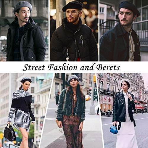 LADYBRO British Military Berets for Men - Women Winter Warm Knit Cap Soft Army Style