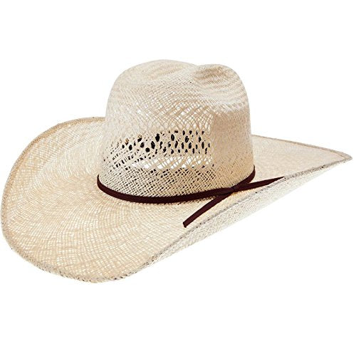 Rodeo King Jute Open Crown 4 1/2" Brim Straw Cowboy Hat Natural - size: 7