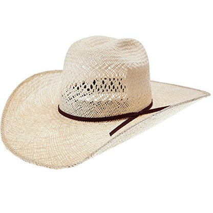 Rodeo King Jute Open Crown 4 1/2" Brim Straw Cowboy Hat Natural - size: 7
