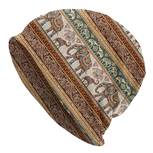 Flower Sugar Skull Beanie Hat Adult Skull Cap Warm Slouchy Knit Hat Headwear Gift for Men Women - color: Color- 15