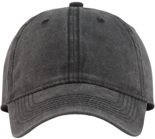 TSSGBL Vintage Cotton Washed Baseball Cap S to XXL Unstructured Low Profile Adjustable Distressed Dad Hat for Men Women - color: Black(washed), size: Small-Medium