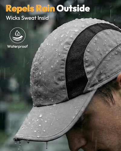 Mens Womens Baseball Caps Hat Breathable Sun Protection Running Golf Hats for Men Women for Outdoor Activities - color: Dark Grey
