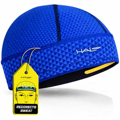 Halo Headband Skull Cap - The Ultimate Sweat Diverting, Absorbent, Lightweight, High Performance Skull Cap - color: Ice