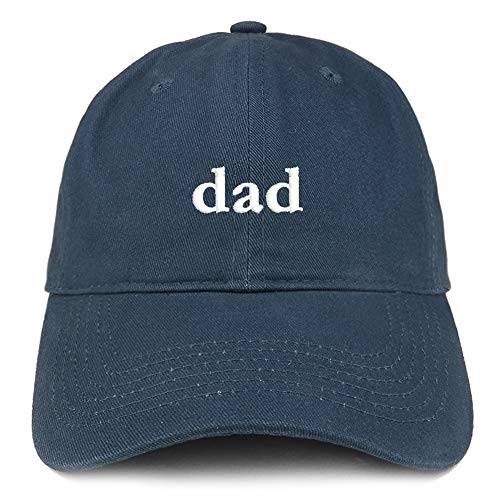 Trendy Apparel Shop Mom and Dad Soft Cotton Couple 2 Pc Cap Set - color: Black Navy