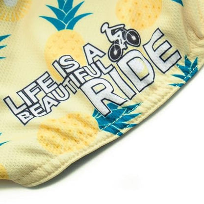 Cycling Cap for Man and Woman Cycling Hat Under Helmet-Polyester Breathable Sweat Absorbent - color: Flo-11
