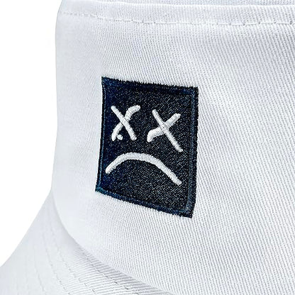 Bucket Hat Unisex Simple Caps Hip Hop Gorros Men Women Cap Beach Fishing Sunhat - color: White