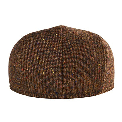 Toddler Wool Tweed Newsboy Cap - color: Flecked Coffee, size: 6-24 Months