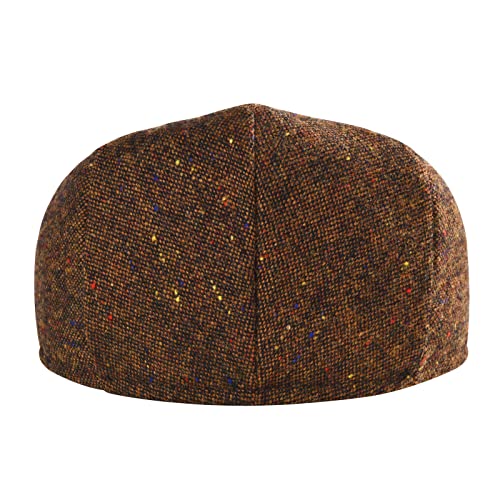 Toddler Wool Tweed Newsboy Cap - color: Flecked Coffee, size: 12-24 Months