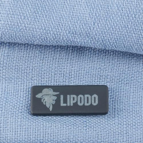 Lipodo Classic Baker Boy Cap Made in Italy Linen Cotton Ladies Elastic Band Spring Summer - color: Light Blue