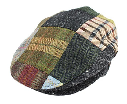 Biddy Murphy Newsboy Flat Cap, 100% Irish Wool - Made in Ireland - color: Multicolor, size: Small